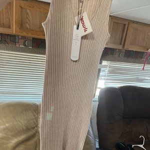 Tan Bodycon Dress
